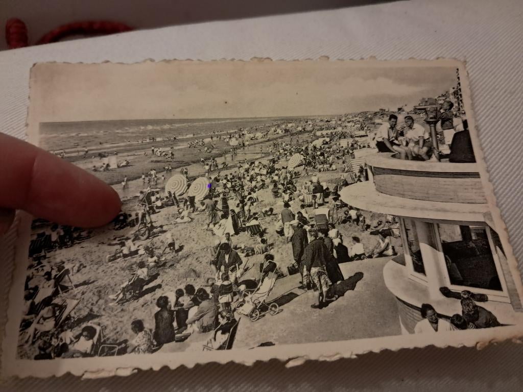 Beschreven pk  : Koksijde - strand, Verzamelen, Postkaarten | België, Ophalen of Verzenden