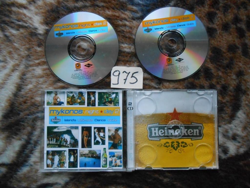 CD Mykonos Night Day 2   dubbel CD  Heineken, Ophalen of Verzenden, Gebruikt