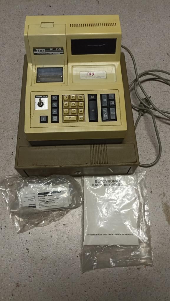 ELECTRONIC CASH REGISTER TCA RL 110, Ophalen