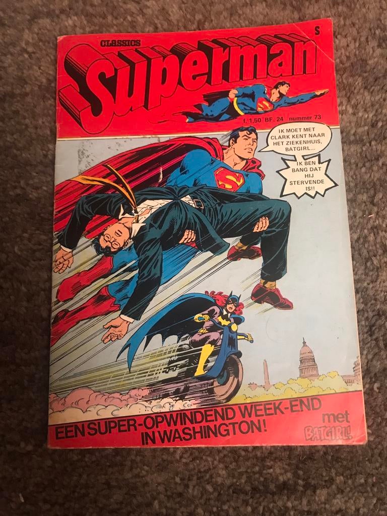 SUPERMAN STRIP BOEK NUMMER 73 1977, Boeken, Ophalen of Verzenden