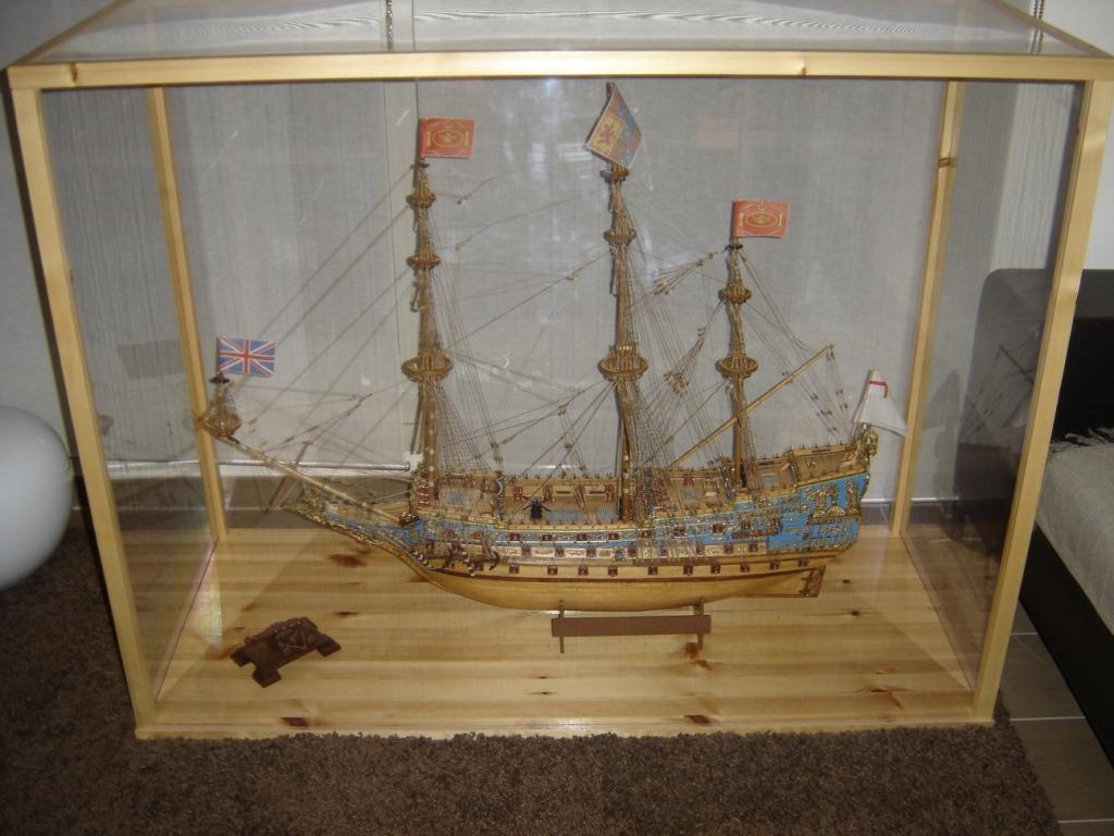 Modelboot Sovereign Of The Seas met display, Hobby en Vrije tijd, Modelbouw | Boten en Schepen, Ophalen, Gebruikt, Overige merken