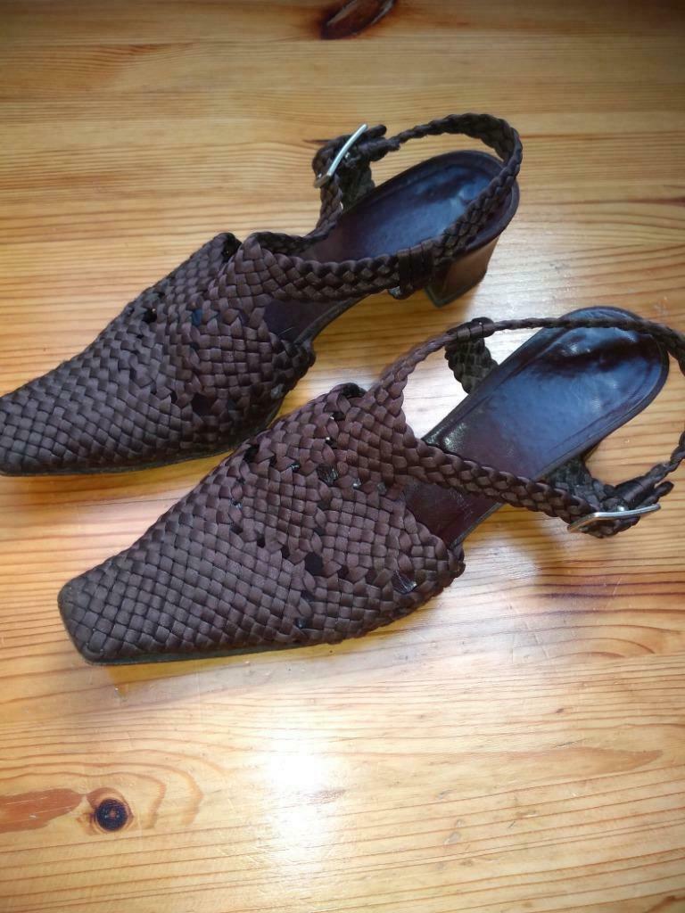 Daniele Tucci - chaussures d'été marron, Enlèvement ou Envoi, Daniele Tucci, Comme neuf, Brun