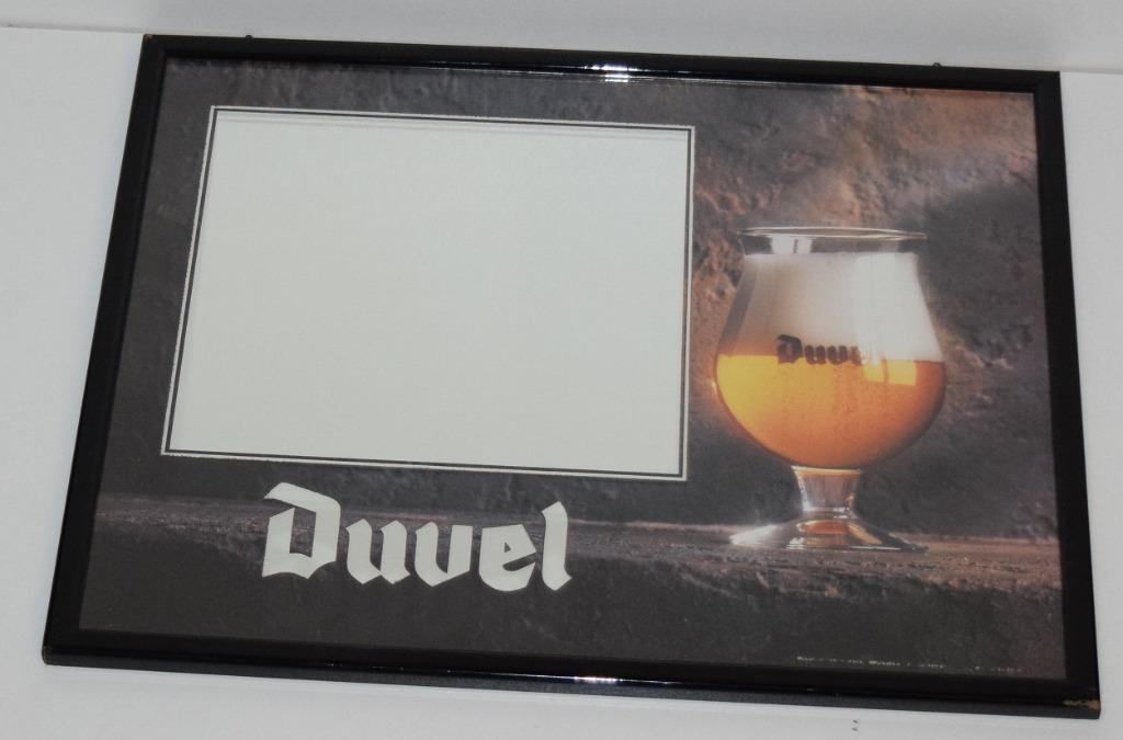 Duvel  / Spiegel, Verzamelen, Ophalen, Gebruikt, Reclamebord, Plaat of Schild, Duvel