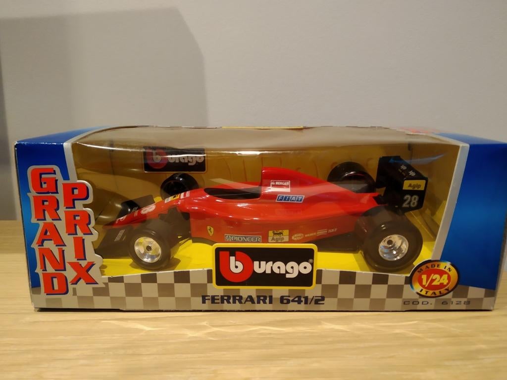 Bburago 1/24 Ferrari F1. 641/2Berger #28, Hobby & Loisirs créatifs, Enlèvement ou Envoi, Neuf
