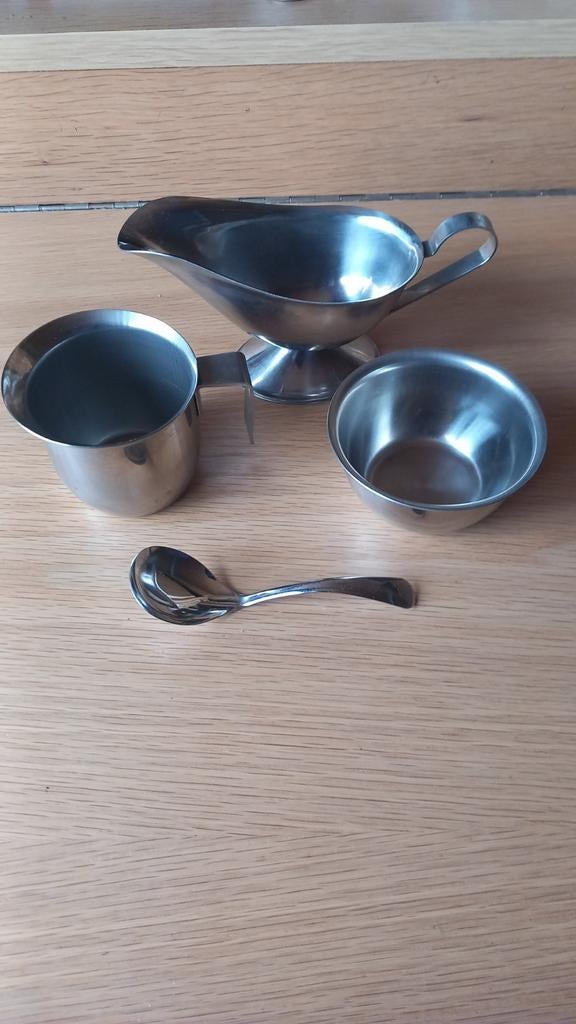 Inox kommetjes, Ophalen of Verzenden, Zo goed als nieuw
