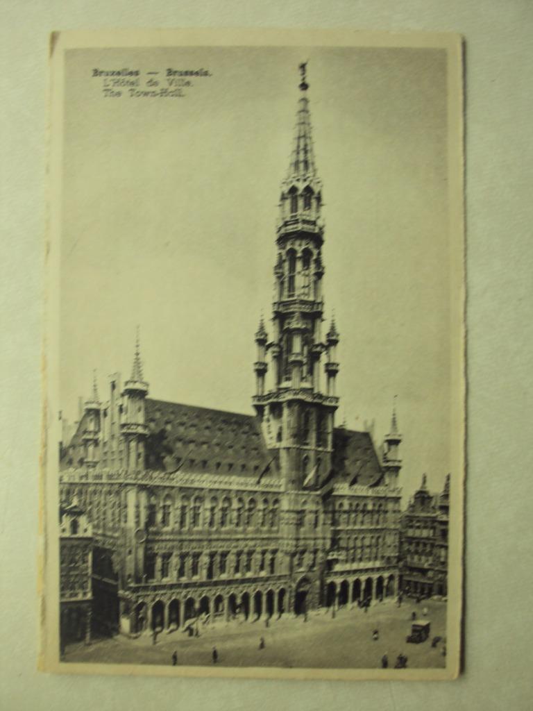 55419 - BRUXELLES - L'HOTEL DE VILLE -ZIE 2 FOTO'S, Envoi
