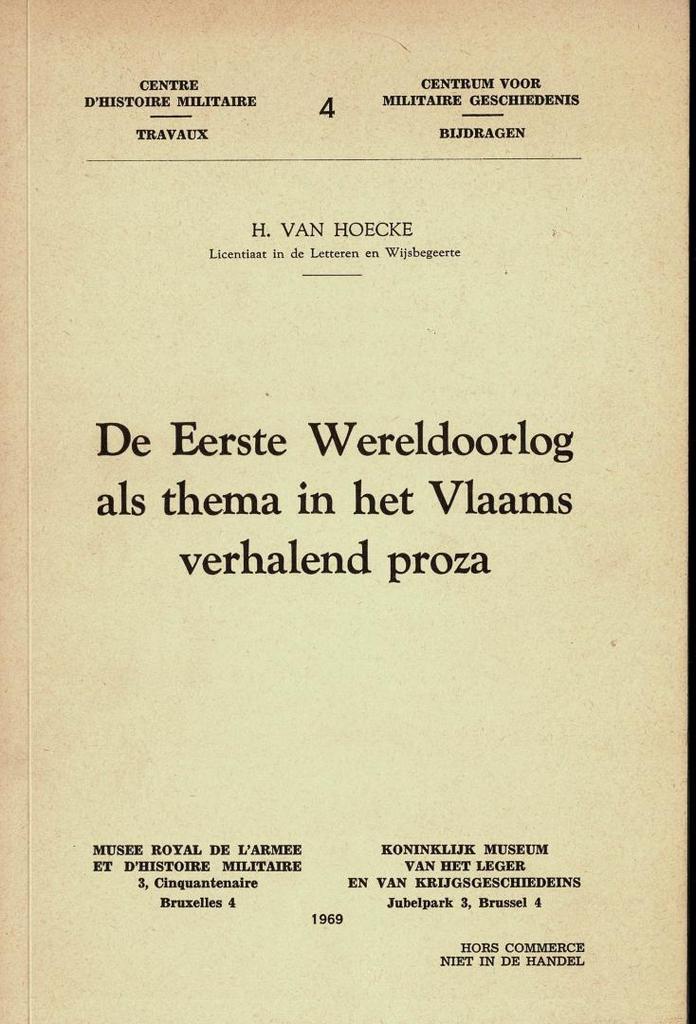 De eerste wereldoorlog als thema in het Vlaams verhalend, Enlèvement ou Envoi, Utilisé