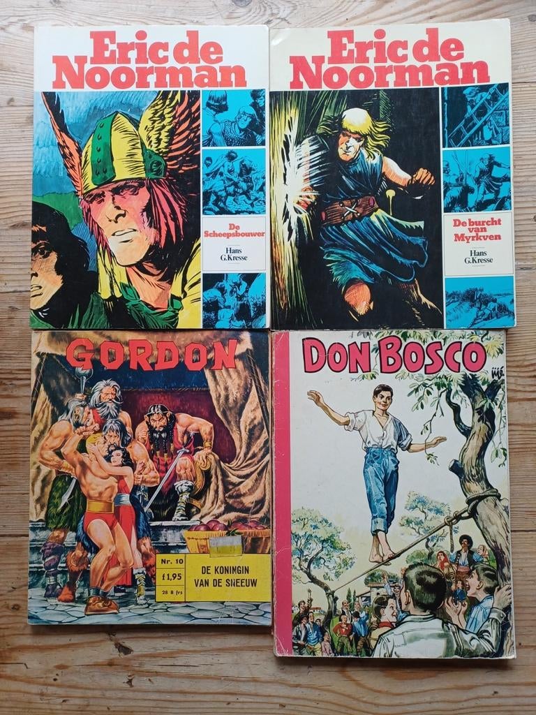 Lot 13 - 31 ietwat oudere strips, Meerdere stripboeken, Ophalen of Verzenden, Gelezen