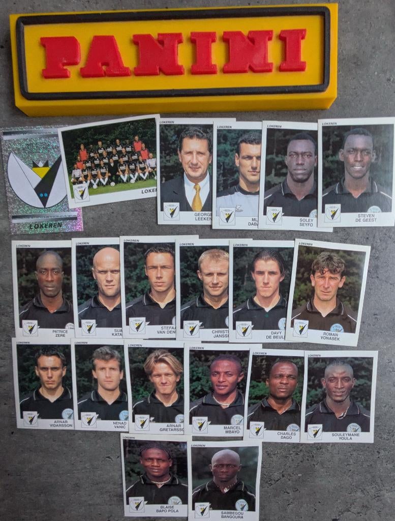 LOT DE 20 AUTOCOLLANTS PANINI FOOTBALL 2001 LOKEREN FOOTBALL, Hobby & Loisirs créatifs, Autocollants & Images, Neuf, Envoi