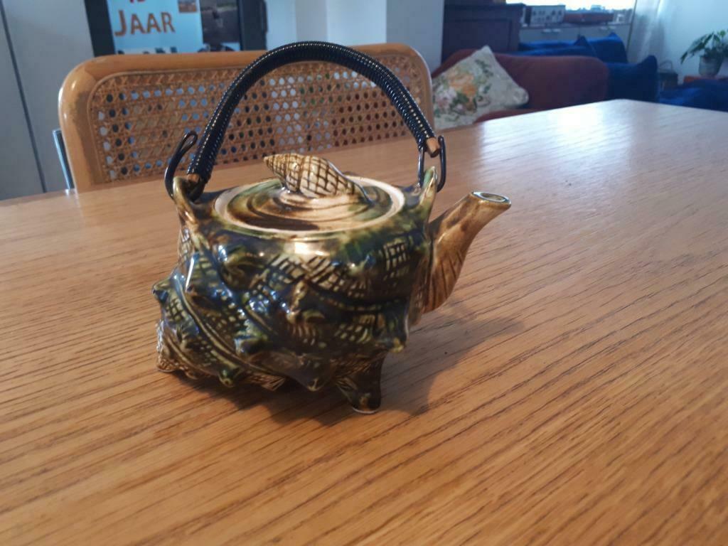 Japans Banko Majolica aardewerk/keramiek/schelp/l, Antiek en Kunst, Ophalen of Verzenden