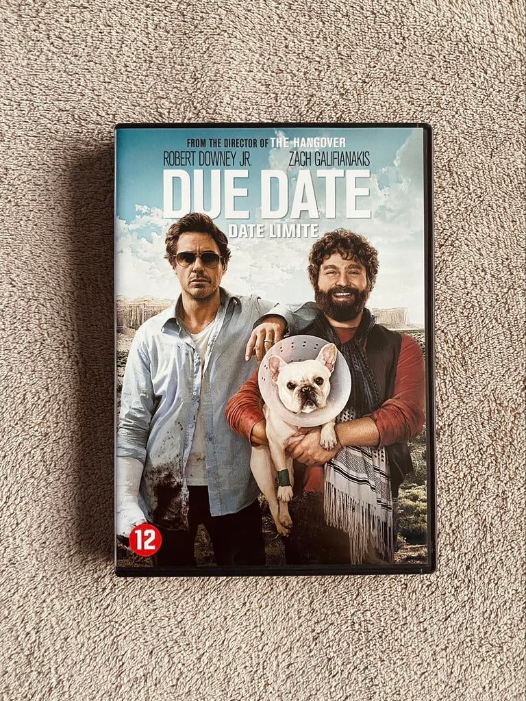 Due Date, Vanaf 12 jaar, Ophalen of Verzenden, Zo goed als nieuw, Actiekomedie