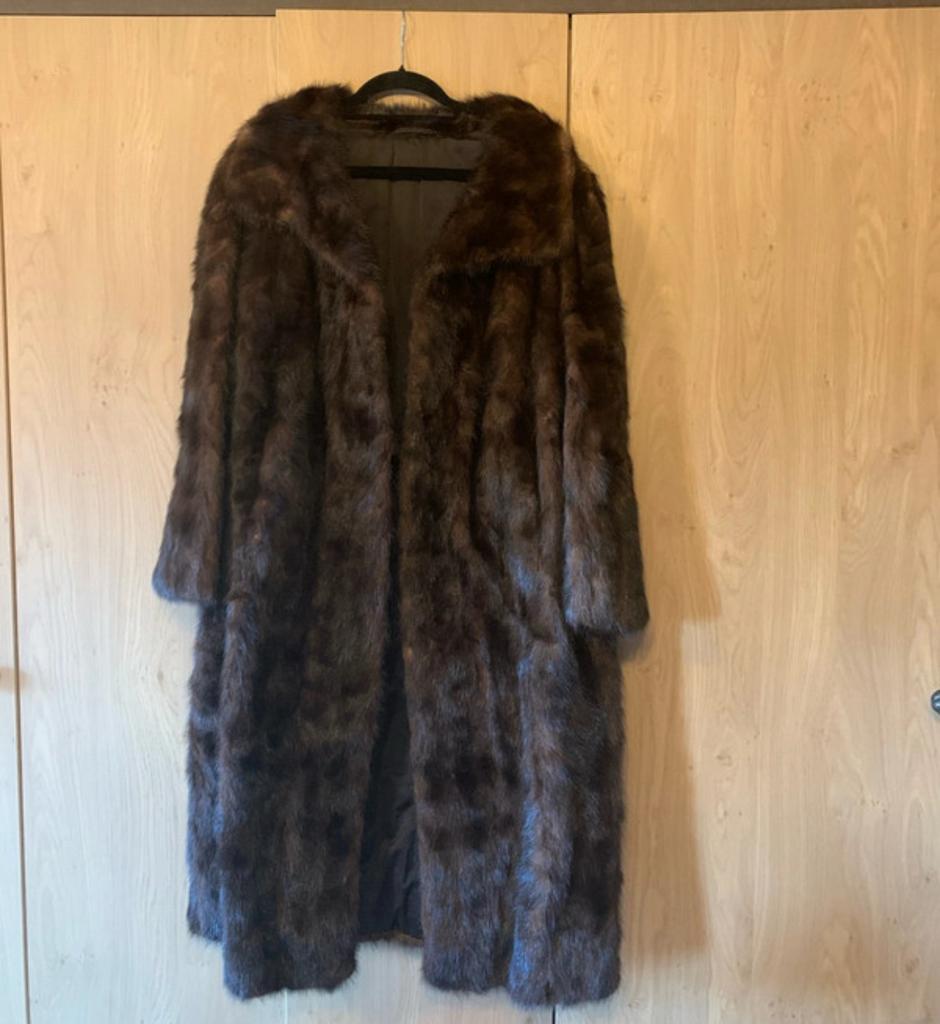 Mooie nerts mantel, Enlèvement, Porté, Taille 46/48 (XL) ou plus grande, Brun