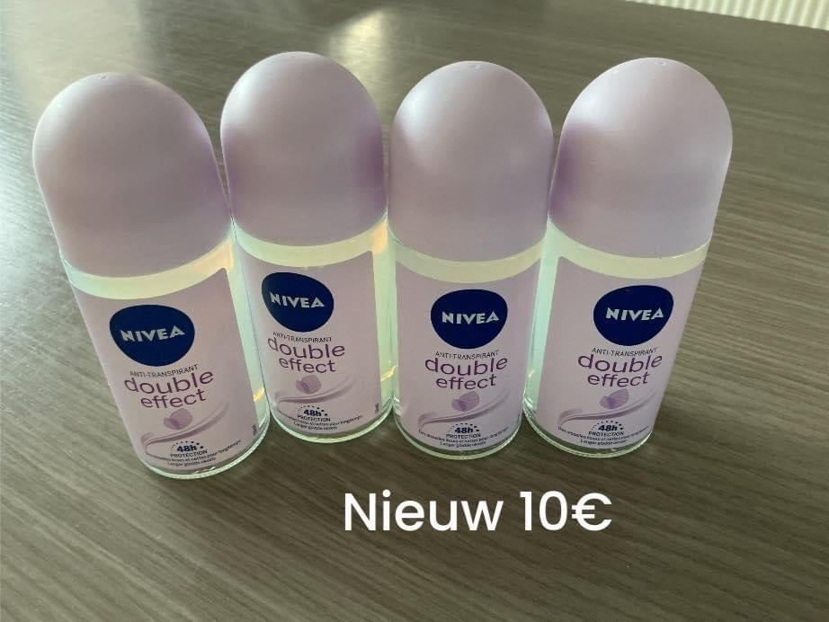 4x nivea roller deodorant 48h double effect nieuw, Bijoux, Sacs & Beauté, Beauté | Soins du corps, Enlèvement ou Envoi, Neuf, Déodorant ou Spray corporel
