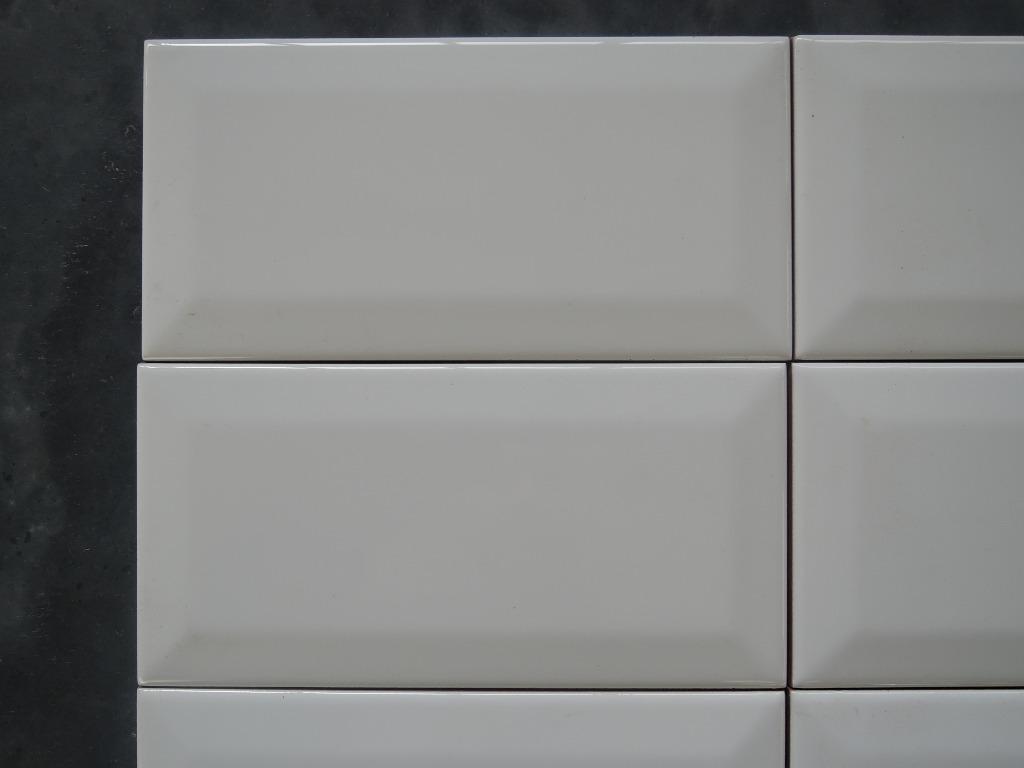 Metrotegels - Altair Ceramics - Wit - 10 x 30cm, Ophalen, Overige materialen, Overige typen, Nieuw