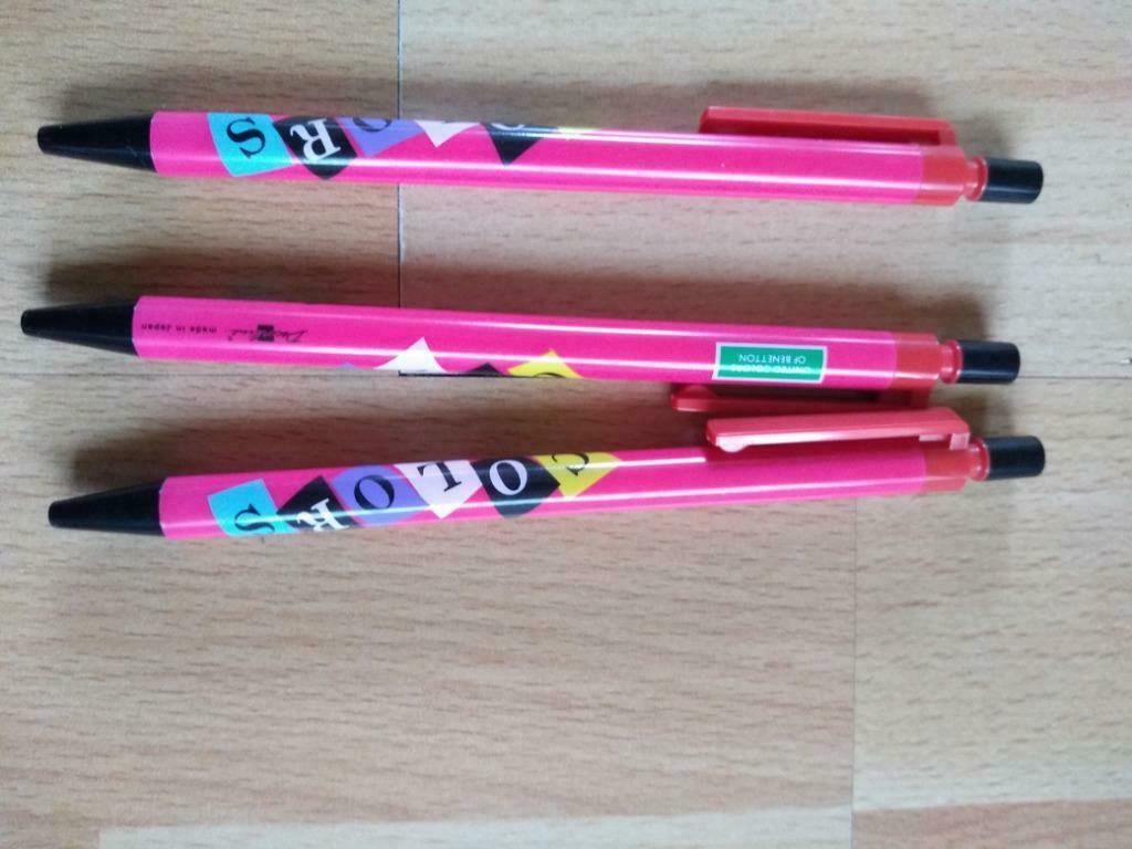 3 stylos bille Benetton neuf, Enlèvement ou Envoi, Neuf