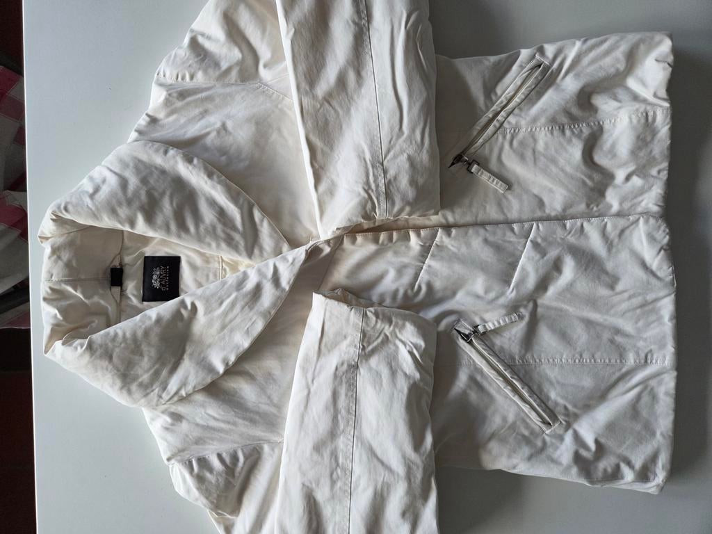 Veste 3/4 rembourrée écrue taille 36/38, Enlèvement ou Envoi, Comme neuf, Taille 36 (S)