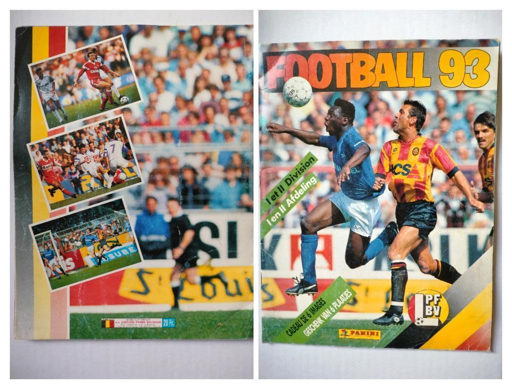 ️ Panini stickerboek Football 93 - niet volledig ️, Enlèvement ou Envoi, Utilisé, Autocollants et Photos