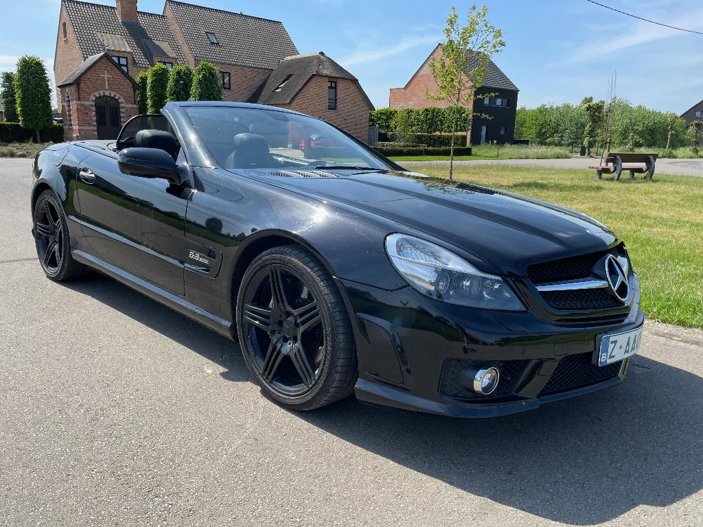 MERCEDES SL63 AMG  **520PK**, Auto's, Mercedes-Benz, Automaat, 8 cilinders, Particulier, 2 zetels