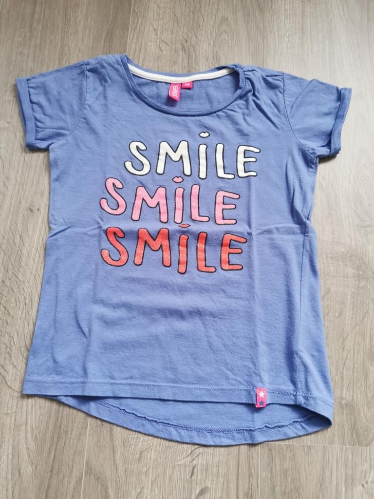 Paars t-shirt - maat 128, Ophalen of Verzenden, Gebruikt, Meisje, Shirt of Longsleeve