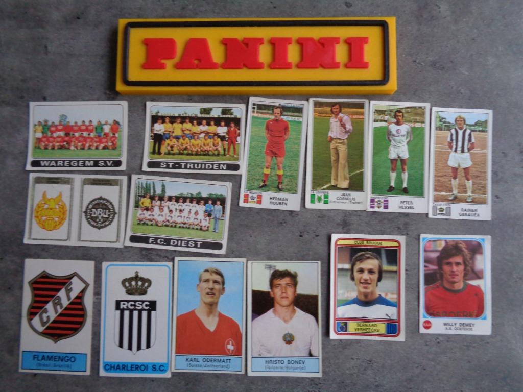 PANINI FOOTBALL jaren 70 mix STICKERS 14X, Verzenden