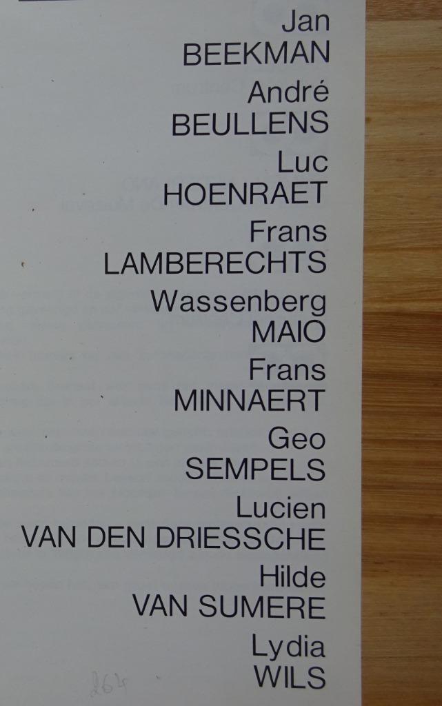 Kunst uit Brabant 1975 in Knokke, Hasselt, Emmen, Eindhoven, Enlèvement ou Envoi, Comme neuf, Peinture et dessin