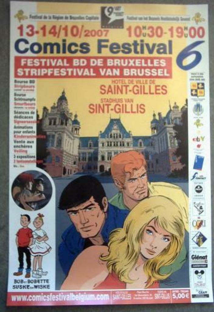 affiche/poster - Comics Festival -stripfestival Brussel, Verzamelen, Ophalen of Verzenden, Nieuw