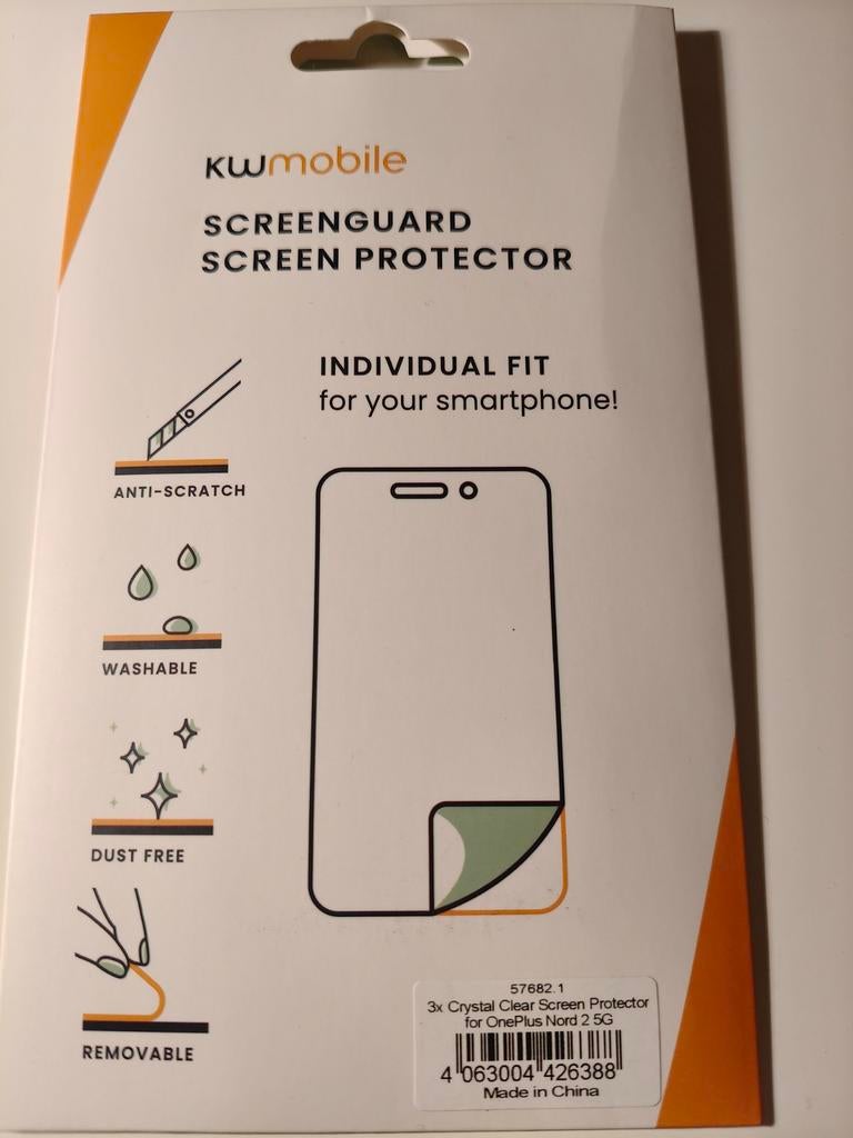 1 x film de protection d'écran pour OnePlus Nord 2 5G, Télécoms, Enlèvement ou Envoi
