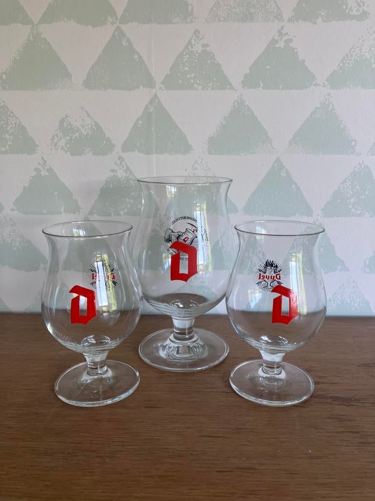 Duvel - 2 kleine en 1 normaal, Ophalen of Verzenden, Zo goed als nieuw, Duvel