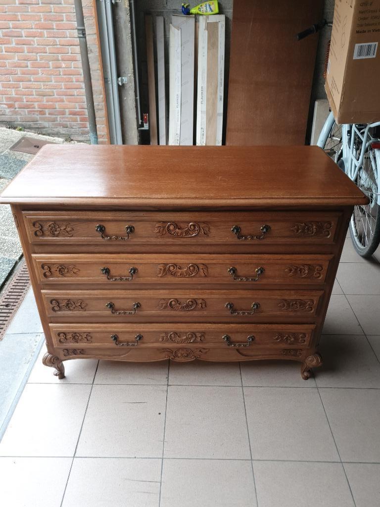 Commode Louis XV (Franse landelijke) - stijl - 4 lades, Ophalen