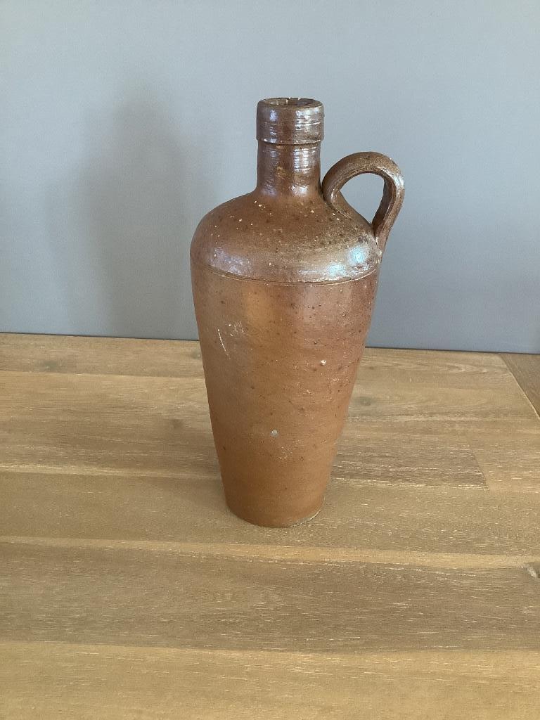 Vase soliflore en grès marron, Enlèvement ou Envoi