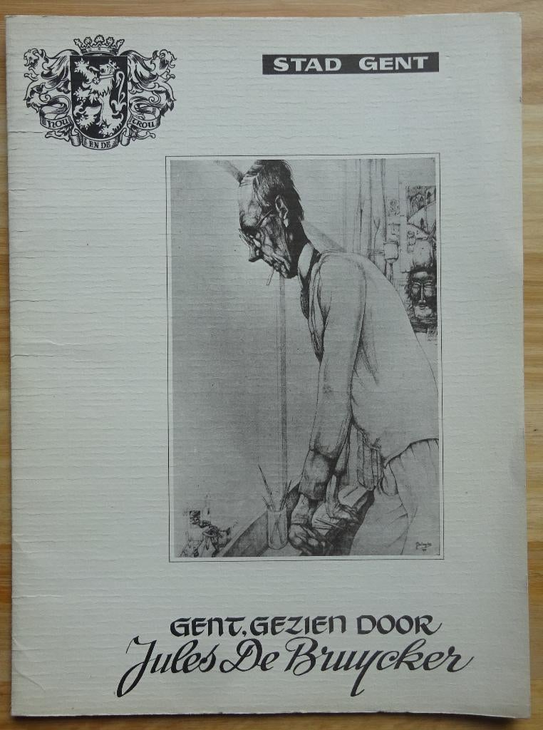 Jules De Bruycker, Kunstmap, Stad Gent, Boeken, Kunst en Cultuur | Beeldend, Ophalen of Verzenden, Gelezen, Schilder- en Tekenkunst