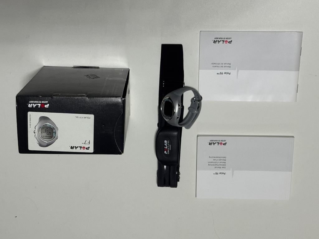 Polar F7 Hartslag, Enlèvement, Utilisé, Polar, Avec ceinture thoracique