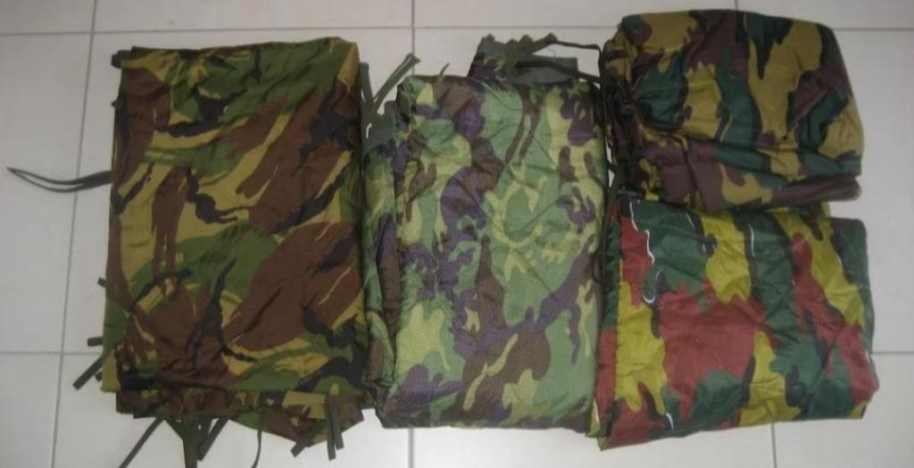 Poncholiner - gecamoufleerd deken, Verzamelen, Militaria | Algemeen, Ophalen of Verzenden, Landmacht, Overige typen