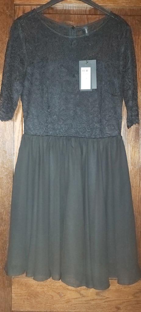 Zwart kanten jurk Vero Moda, Kleding | Dames, Maat 38/40 (M), Verzenden, Vero Moda, Zwart
