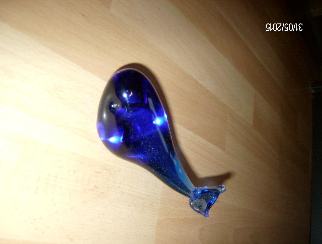 dolfijn (glas), Ophalen of Verzenden, Gebruikt