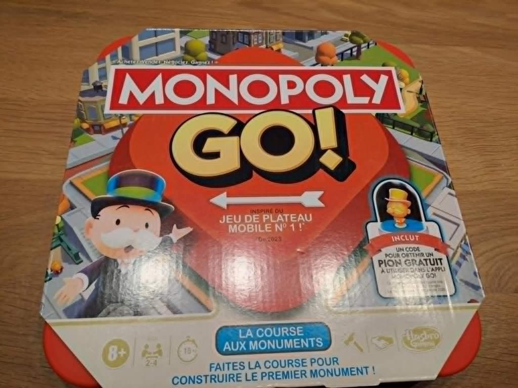Monopoly go, Hobby & Loisirs créatifs, Trois ou quatre joueurs, Enlèvement, Utilisé, Hasbro Gaming