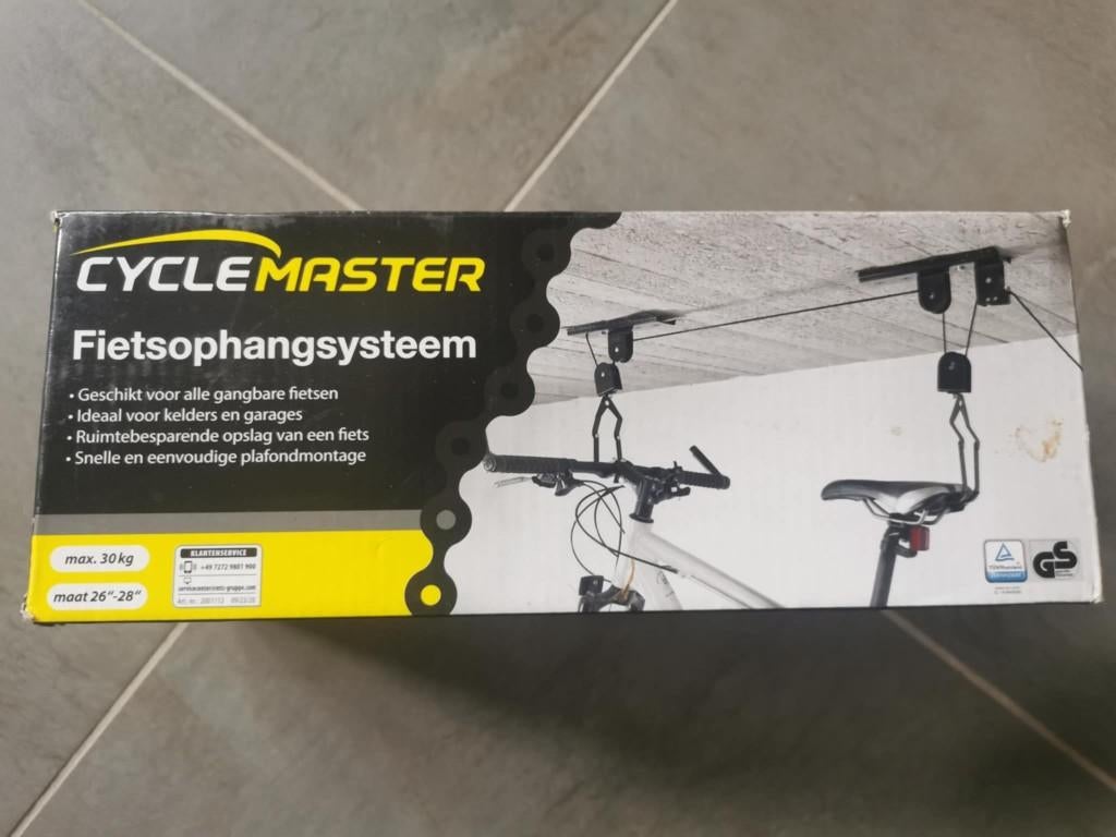 Cyclemaster fietsophangsysteem, Enlèvement, Neuf