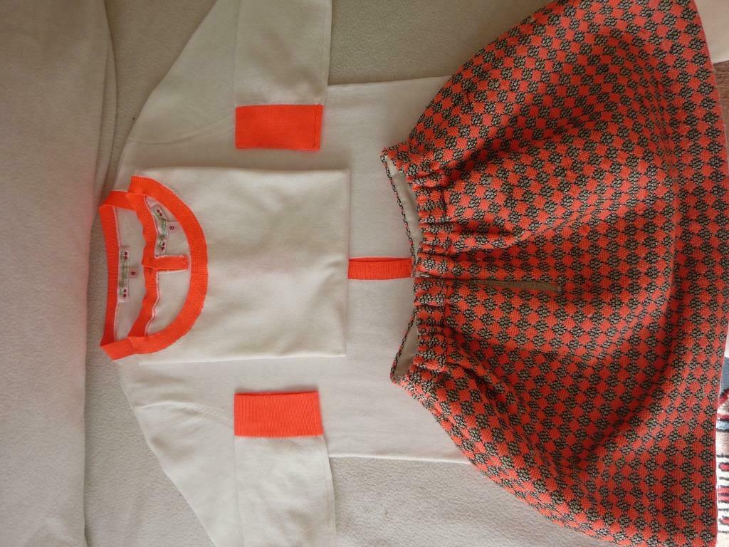 BONPOINT FEESTTENU rok gilet en top meisjes maat 7 tot 8 jaa, Bonpoint, Enlèvement ou Envoi, Ensemble, Comme neuf
