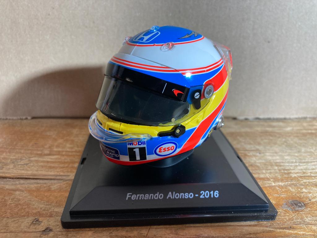 Fernando Alonso 2016 1:5 helm Mclaren Honda 1/5 helmet F1, Enlèvement ou Envoi, Neuf, ForTwo