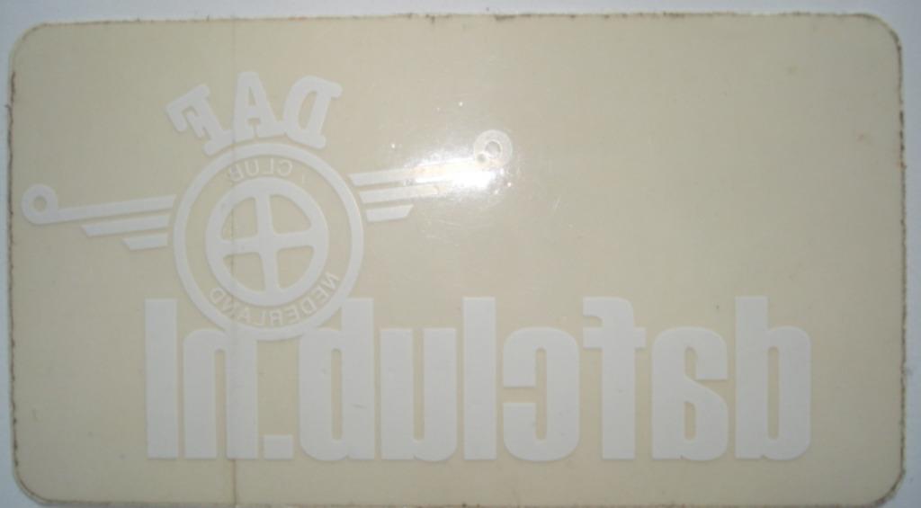 Sticker Daf Club Nederland, Verzamelen, Verzenden, Nieuw, Auto's