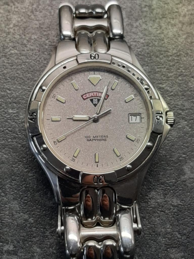 vintage Certina DS /37 mm hors couronne/ultra plate 7 mm, Enlèvement ou Envoi