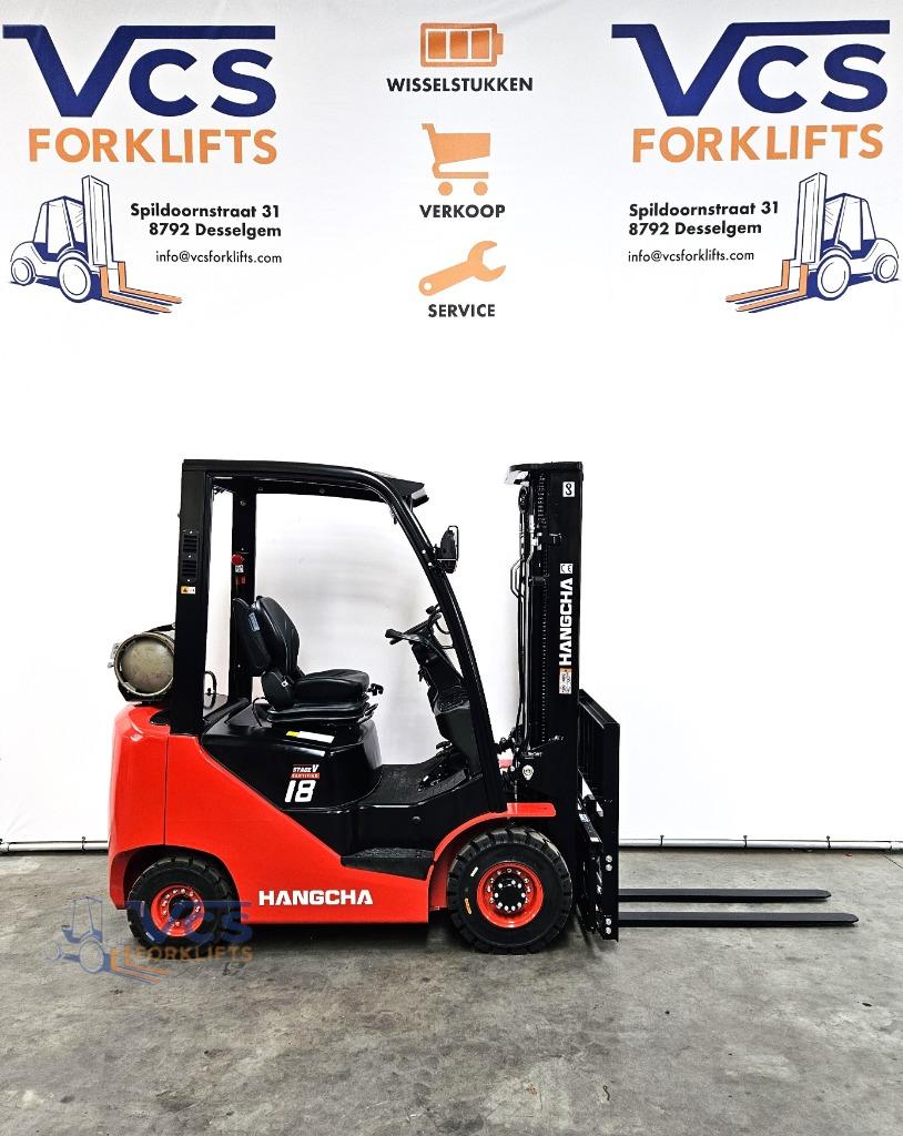 LPG heftruck 1.8T NIEUW - GARANTIE - DIRECT LEVERBAAR, Articles professionnels, Machines & Construction | Chariots élévateurs & Transport interne