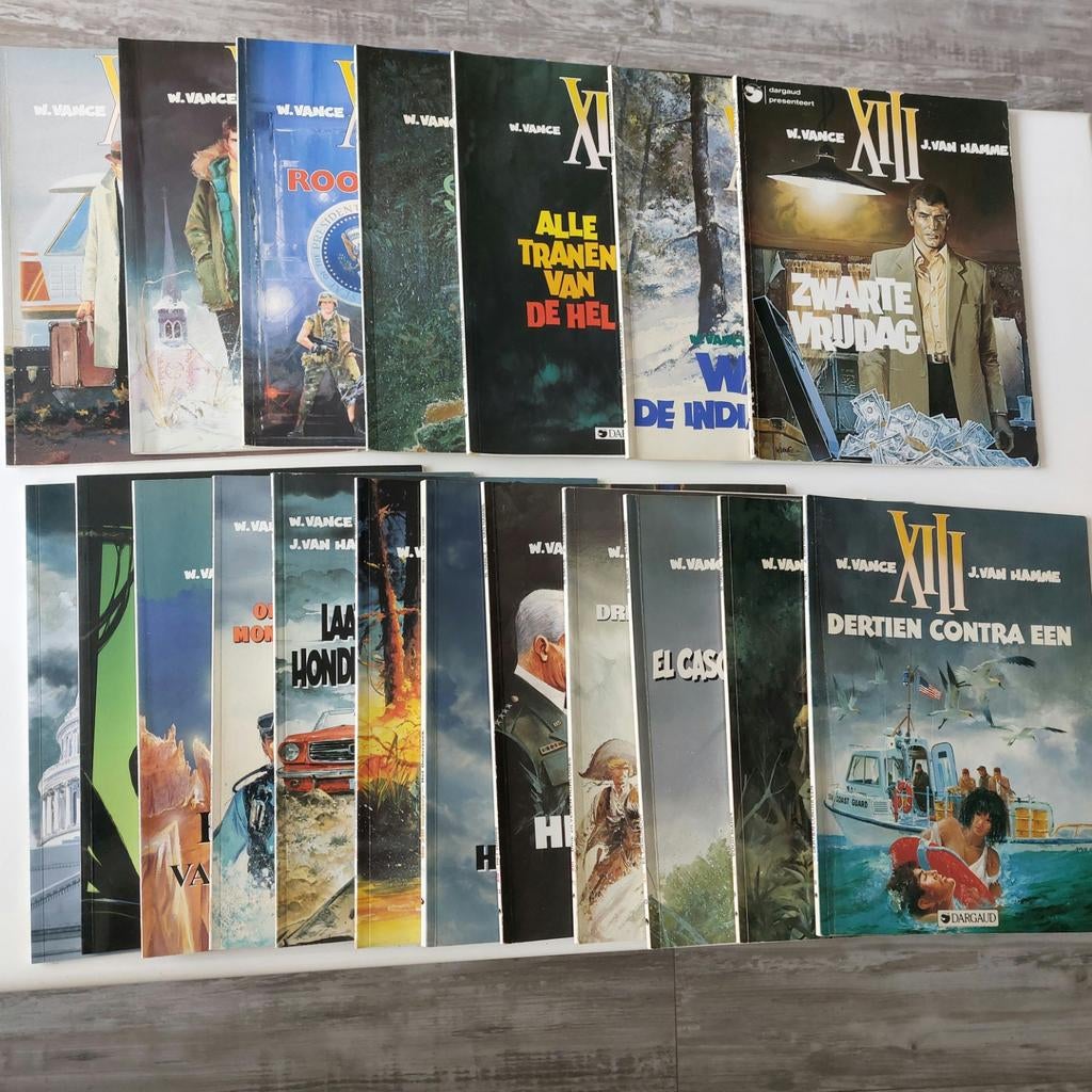 Serie XIII van 1 tot en met 19., Boeken, Stripverhalen, Ophalen