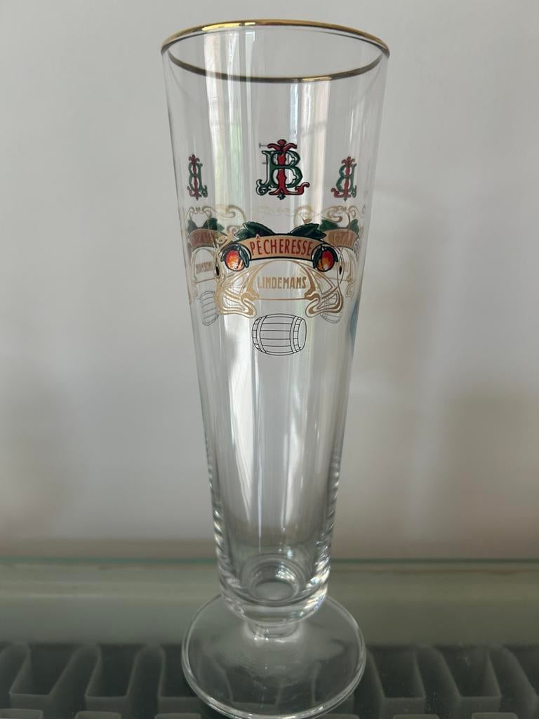 Bierglazen Lindemans Framboise, Ophalen, Zo goed als nieuw