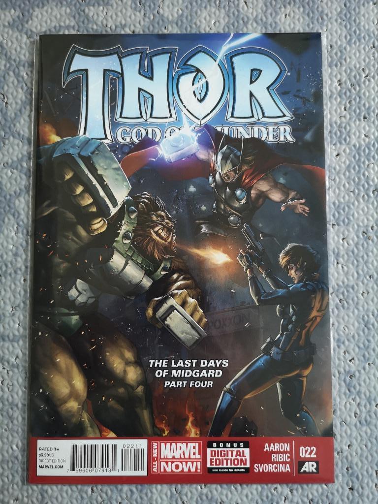 Thor : God of Thunder #22 - 1st All-Black the All-Father, Eén comic, Ophalen of Verzenden, Nieuw