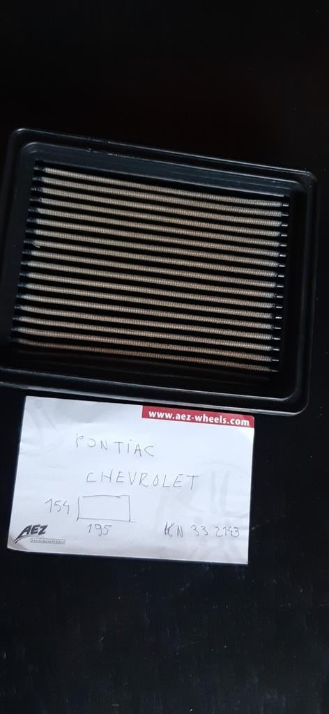 KN sportfilter  33 2143  Chevrolet  , Pontiac  154 op 195, Ophalen of Verzenden, Nieuw, Chevrolet