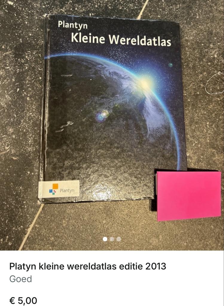 Platyn kleine wereldatlas - 2013, Boeken, Ophalen, Zo goed als nieuw, Dirk Vanderhallen