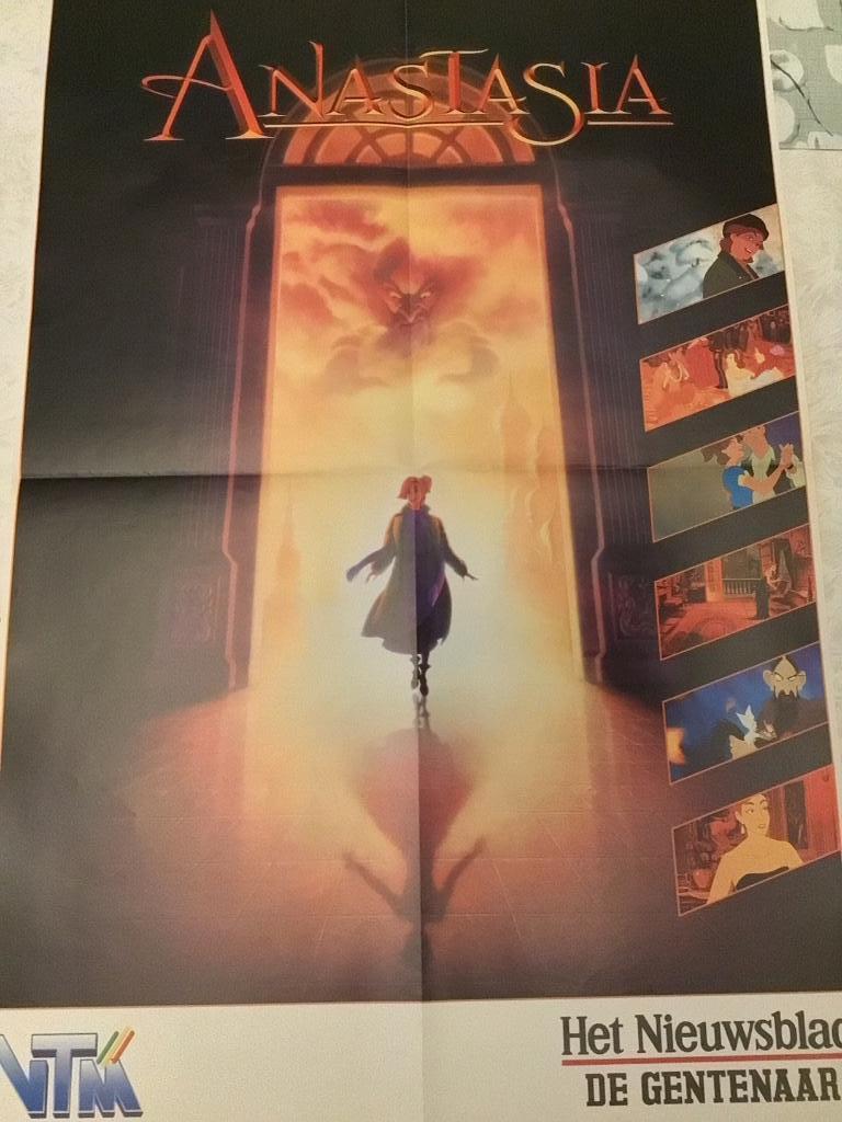 Poster Anastasia Walt Disney musical filmposter, Verzamelen, Ophalen of Verzenden