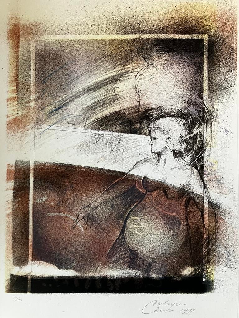 kleurets Chris Verheyen (1955), Antiek en Kunst, Kunst | Etsen en Gravures, Ophalen of Verzenden