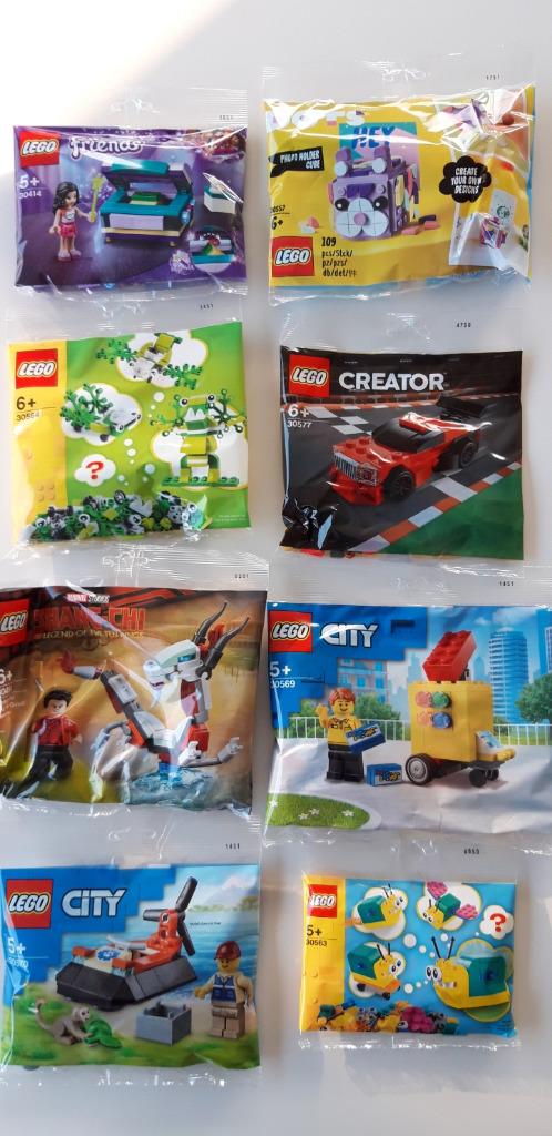 Lego partybox (8 polybags + stickers + uitnodigingen), Ophalen of Verzenden, Nieuw, Complete set, Lego